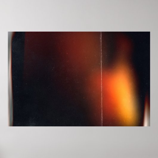 Zwarte abstracte achtergrond. Fotoeffect. Retrofie Poster (Voorkant)