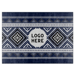 Zwarte Abstracte etnische geometrische patronen me Snijplank