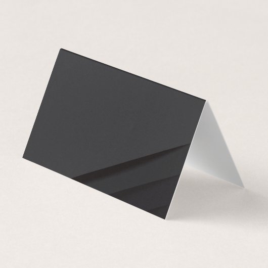 Zwarte Abstracte Panelen | Wrench Gear Logo Visitekaartje (Achterkant)