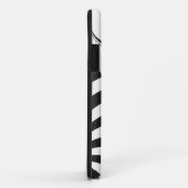 Zwarte Abstracte telefoontas Case-Mate iPhone Case (Achterkant/rechts)