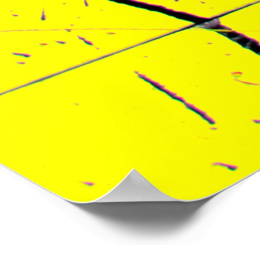 Zwarte abstracte verfdruppels op een heldere kleur poster (Hoek)