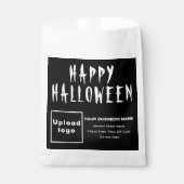 Zwarte achtergrond-achtergrondpapiertas voor Hallo Bedankzakje (Voorkant)