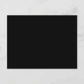 Zwarte achtergrond briefkaart (Voorkant)