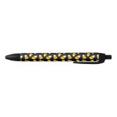 Zwarte achtergrond Candy Corn Pattern Inkt Pen (Bodem)