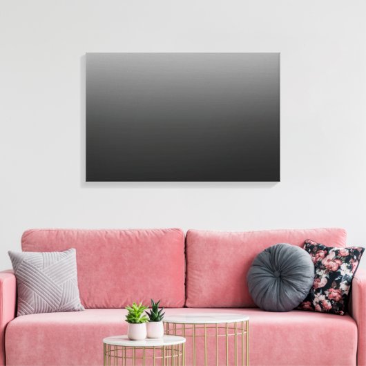 Zwarte achtergrond canvas afdruk (Insitu (Woonkamer))
