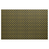 Zwarte Achtergrond Gele Stippen Stof (Yard (91,4 cm))