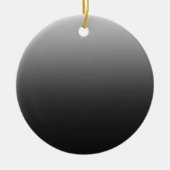 Zwarte achtergrond keramisch ornament (Voorkant)