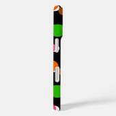 Zwarte achtergrond Kleurrijke Polka Dots Case-Mate iPhone Case (Achterkant / Rechts)