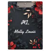 Zwarte achtergrond met florale decoratie