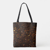 Zwarte achtergrond Mooie Bokeh Tote Bag (Achterkant)