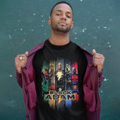 Zwarte Adam-tekens in stripes T-shirt