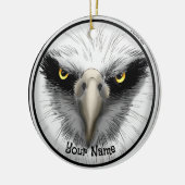 Zwarte Adelaar Keramisch Ornament (Links)