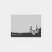 Zwarte Adelaar met Twee Koppen Post-it® Notes (Voorkant)