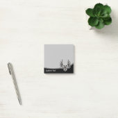 Zwarte Adelaar met Twee Koppen Post-it® Notes (Kantoor)
