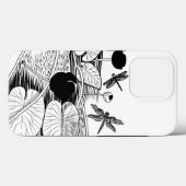 Zwarte afbeelding met waterlijm Case-Mate iPhone case (Achterkant (horizontaal))