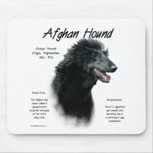 Zwarte Afghaanse Hond Geschiedenis Muismat