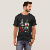 Zwarte Afrikaanse Amerikaanse kerstpyjama 202 T-shirt (Voorkant volledig)