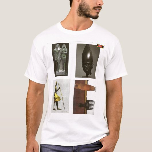 ZWARTE AFRIKAANSE GESCHIEDENIS T-Shirt (Voorkant)