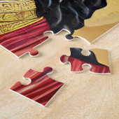 Zwarte Afrikaanse Jezus Christus Religieuze Kunst Legpuzzel (Zijkant)