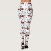 zwarte afrikaanse kerstman leggings (Achterkant)