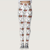 zwarte afrikaanse kerstman leggings (Voorkant)
