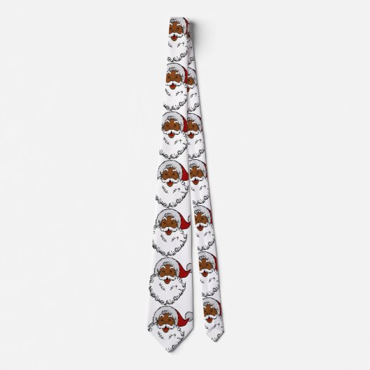 zwarte afrikaanse kerstman stropdas (Voorkant)