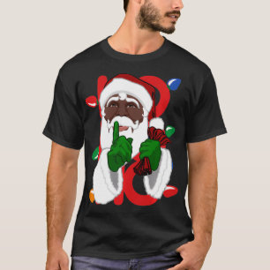 Zwarte Afrikaanse kerstpyjama 202 T-shirt
