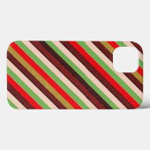 Zwarte Afrikaanse kleuren glinsterende strepen Case-Mate iPhone Case (Achterkant (horizontaal))