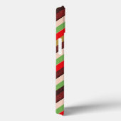 Zwarte Afrikaanse kleuren glinsterende strepen Case-Mate iPhone Case (Achterkant / Rechts)