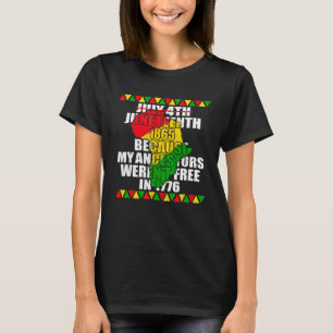 Zwarte Afrikaanse vlag P.P. T-shirt