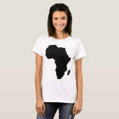 zwarte afrikaanse vorm t-shirt (Voorkant volledig)