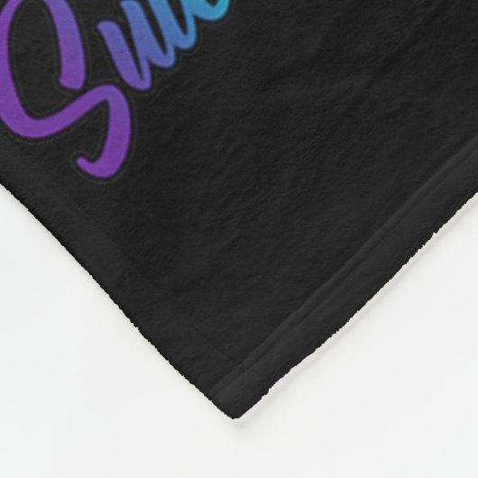 Zwarte Afrikaanse vrouw na Blauwgroen en Paarse mo Fleece Deken (Hoek)