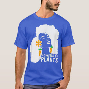 Zwarte Afro-Amerikaanse vrouw Vegetarische Afrikaa T-shirt