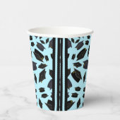 Zwarte afstudeerdoppen in de lucht Afstuderen Papieren Bekers (Rechts)