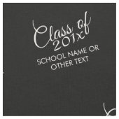 Zwarte Afstuderen Klasse van Aangepast jaar en Tek Stof (Close Up)