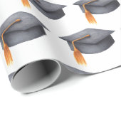 Zwarte afstueringskap met Golden Tassel Cadeaupapier (Rol Hoek)