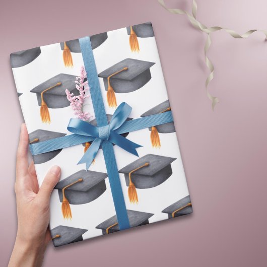 Zwarte afstueringskap met Golden Tassel Cadeaupapier