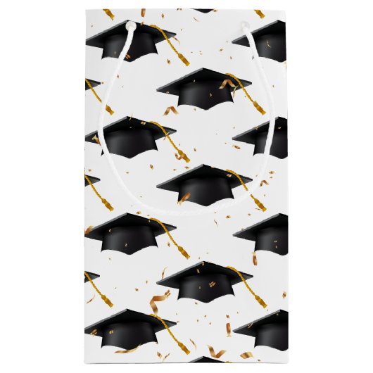 Zwarte afzuigkap met Confetti Klein Cadeauzakje (Achterkant)