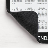 Zwarte agenda 2018-2019 van Janz Mousepad Muismat (Hoek)