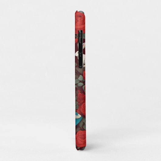 Zwarte Alice in Wonderland Case-Mate iPhone Case (Achterkant/links)