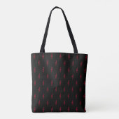 zwarte all_over_print tas & rode muzieknoten (Achterkant)