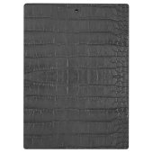 Zwarte alligator textuur afdrukken klembord (Achterkant)