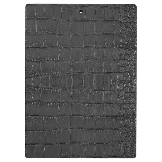 Zwarte alligator textuur afdrukken klembord (Achterkant)