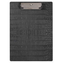 Zwarte Alligator Textuurprint