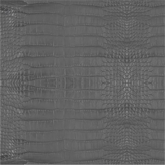 Zwarte Alligator Textuurprint Sticker (Voorkant)