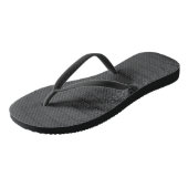 Zwarte Alligator Textuurprint Teenslippers (Schuin)