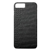 zwarte alligatorleder Case-Mate iPhone case (Achterkant)