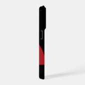 Zwarte Amerikaanse Erfgoedvlag iPhone Hoesje (Rechterkant)