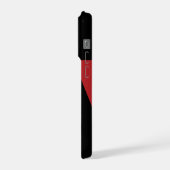 Zwarte Amerikaanse Erfgoedvlag iPhone Hoesje (Linkerkant)