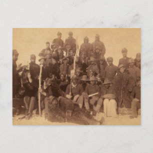 Zwarte Amerikaanse gevechtscavalerie: Buffalo Warr Briefkaart